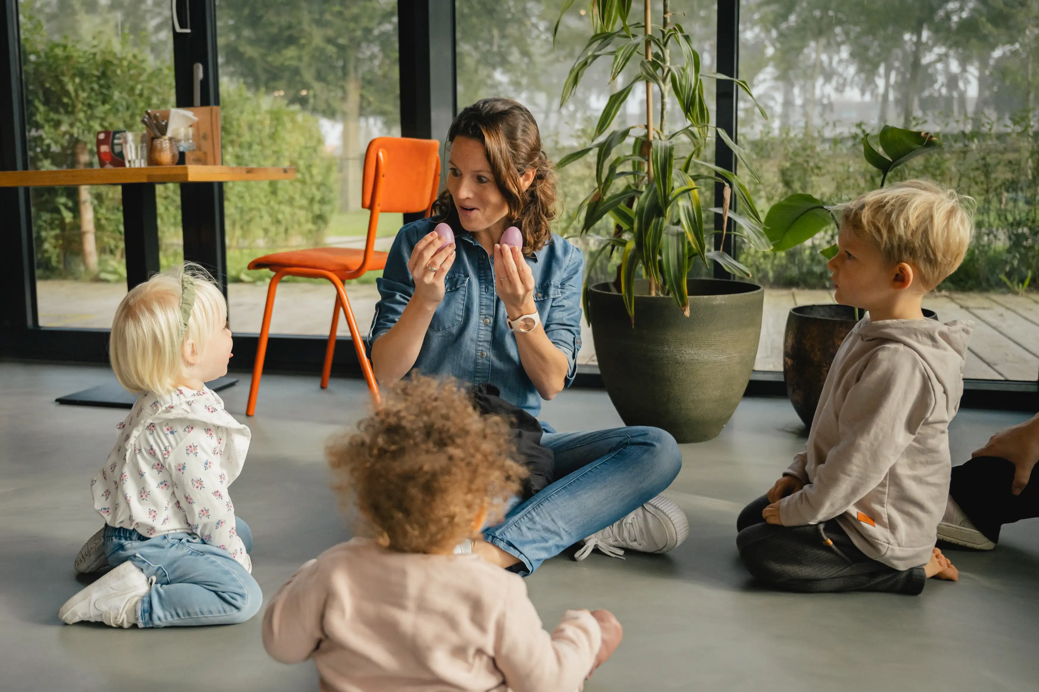 groep muzikale workshop